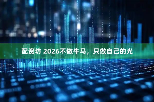 配资坊 2026不做牛马，只做自己的光